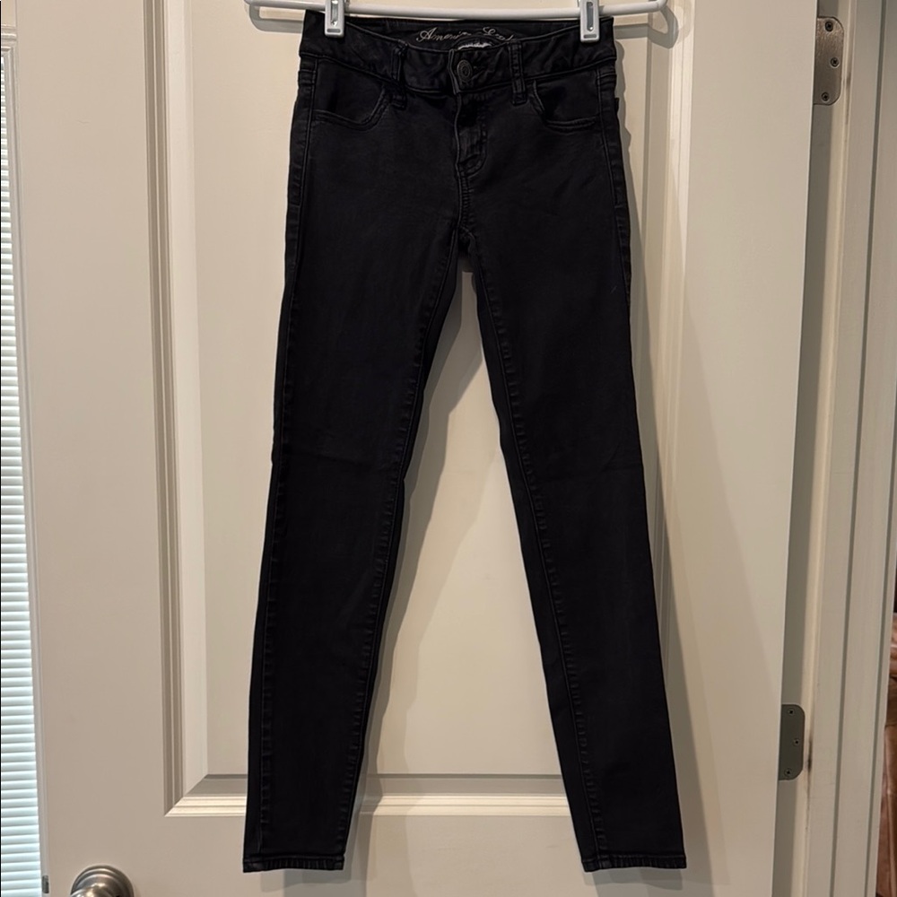 American Eagle Outfitters Black Skinny Jeans - 00S